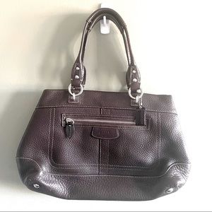 Vintage Coach Soft Brown Shoulder Bag